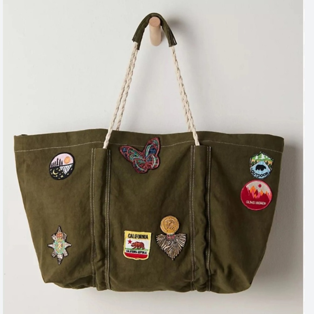 Free people Been There badge Tote Bag